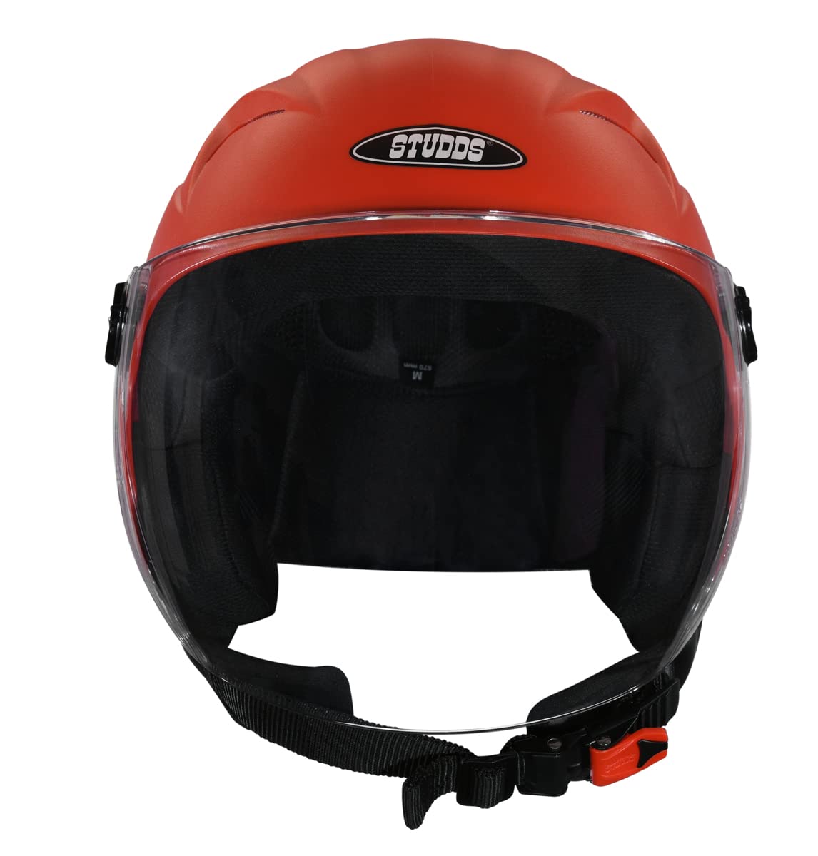 STUDDS RAY MATTE RED OPEN FACE HELMET
