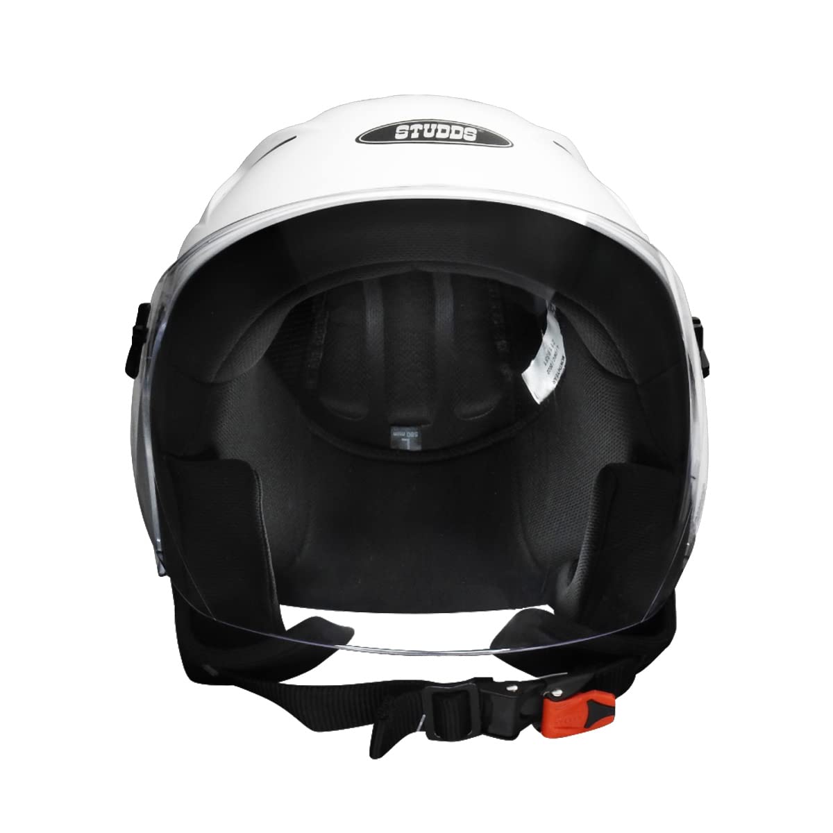 STUDDS RAY WHITE OPEN FACE HELMET