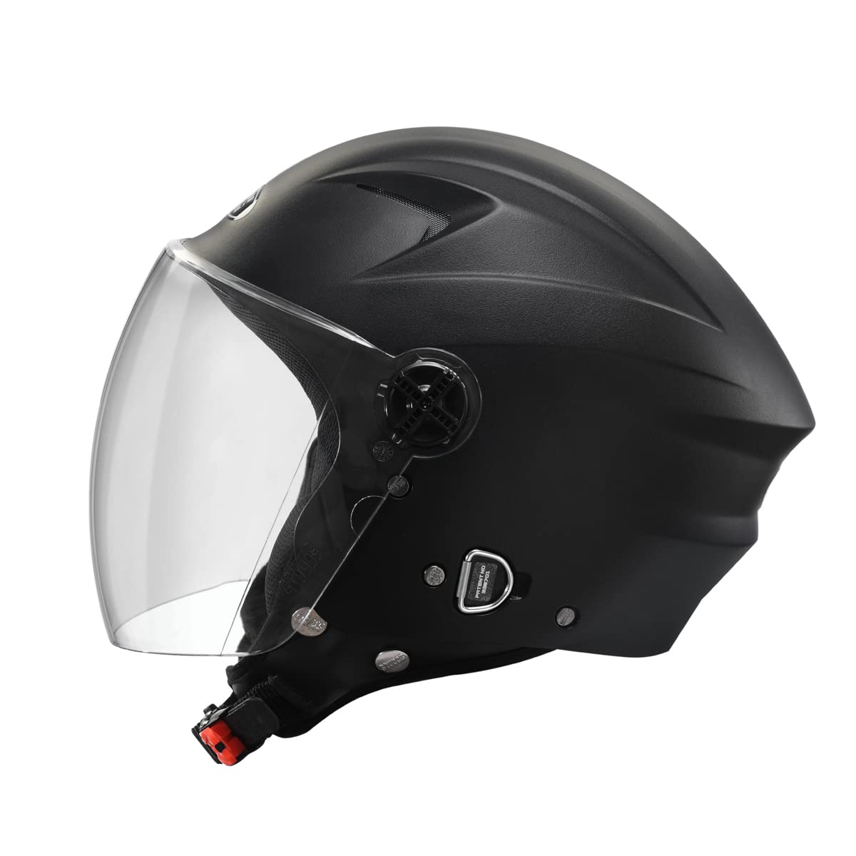 STUDDS RAY MATTE BLACK OPEN FACE HELMET