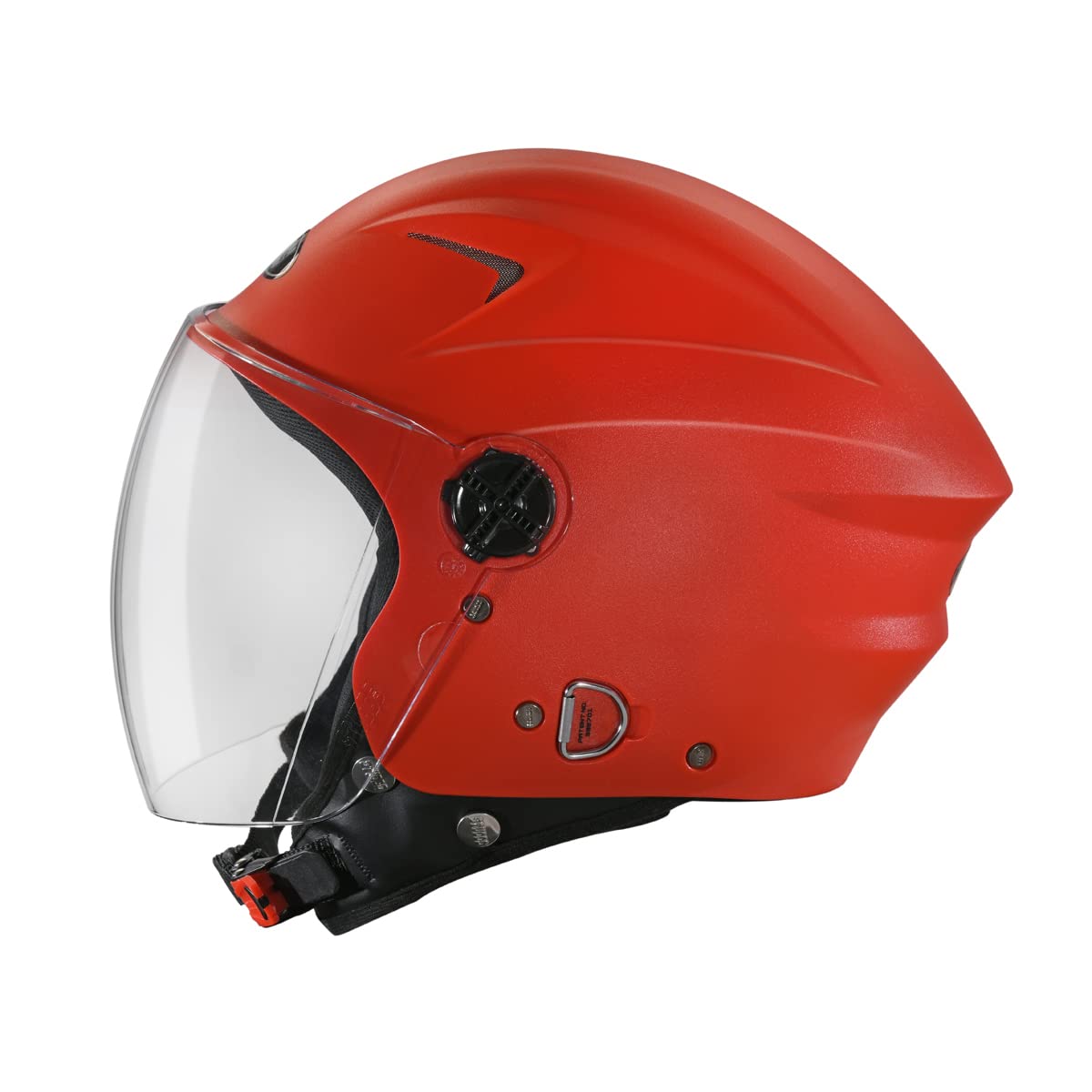 STUDDS RAY MATTE RED OPEN FACE HELMET