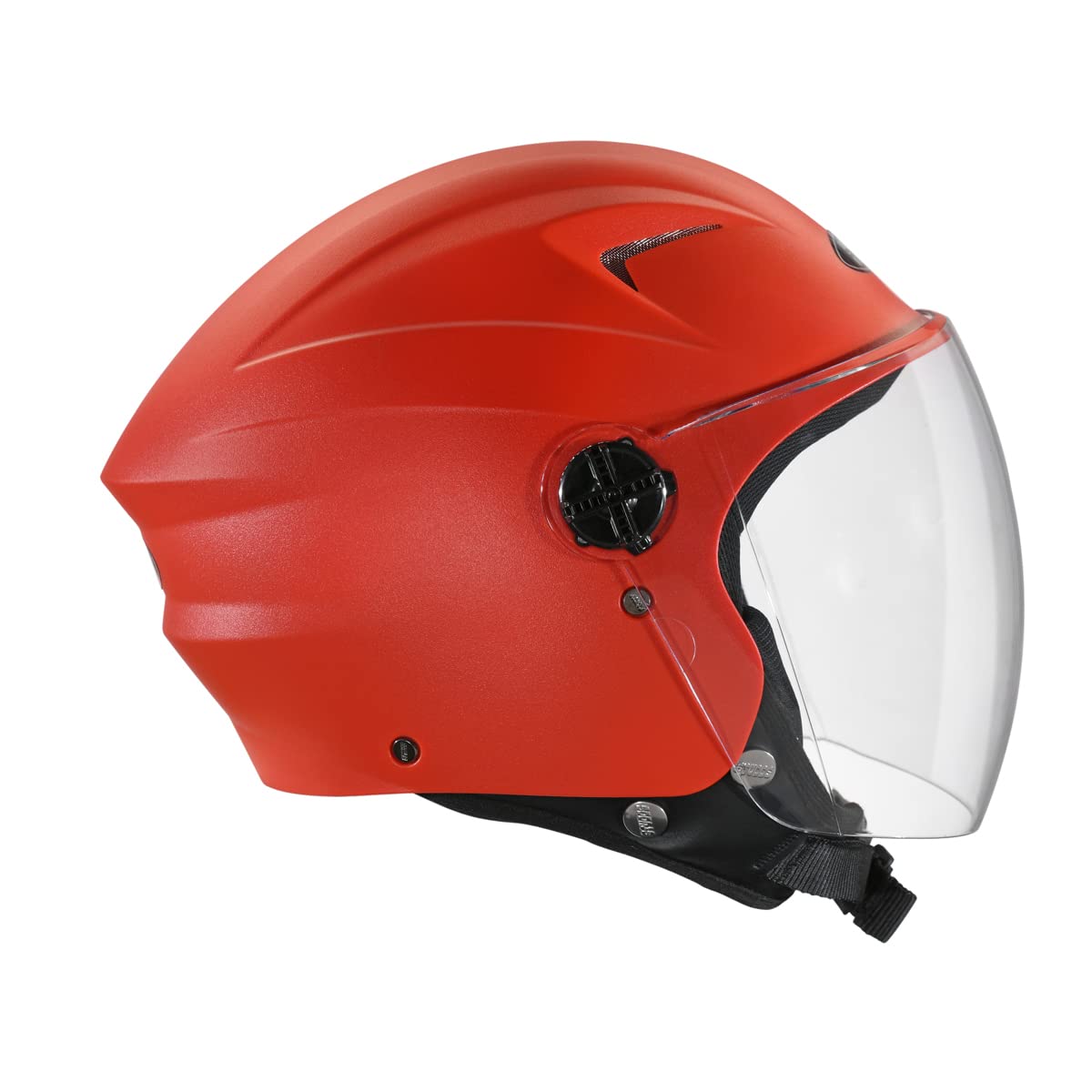 STUDDS RAY MATTE RED OPEN FACE HELMET