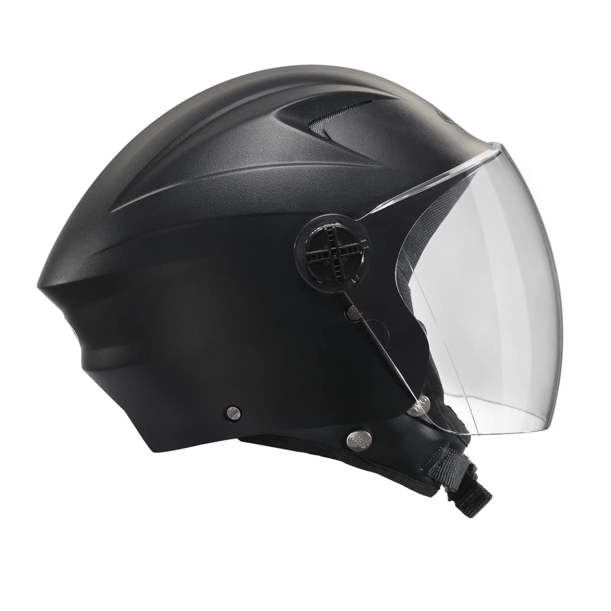 STUDDS RAY MATTE BLACK OPEN FACE HELMET