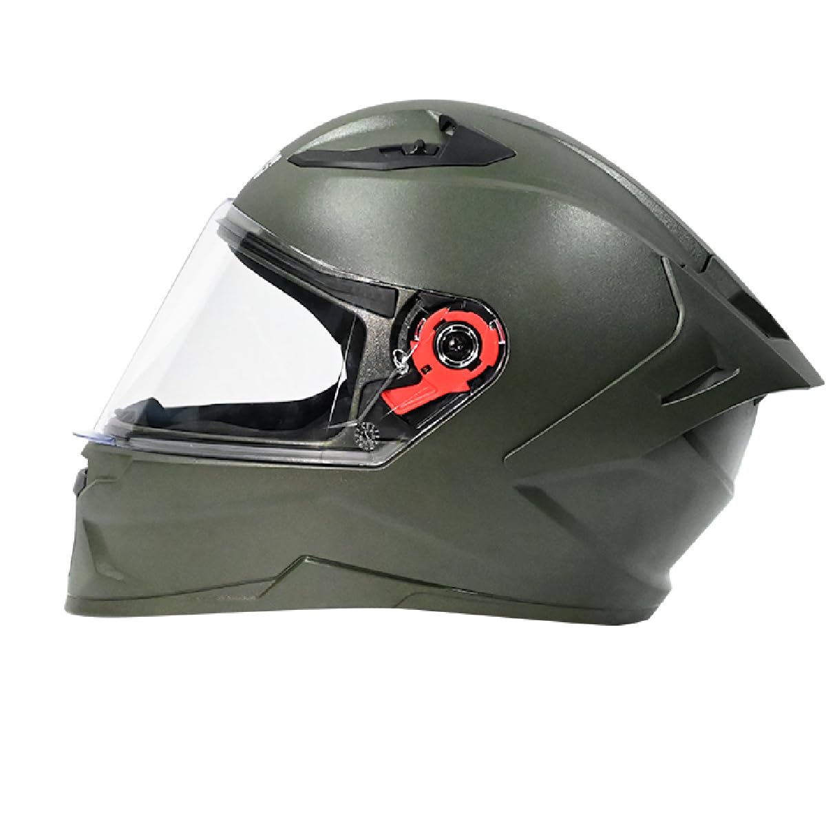 STUDDS RAIDER FULL FACE MILITARY GREEN HELMET