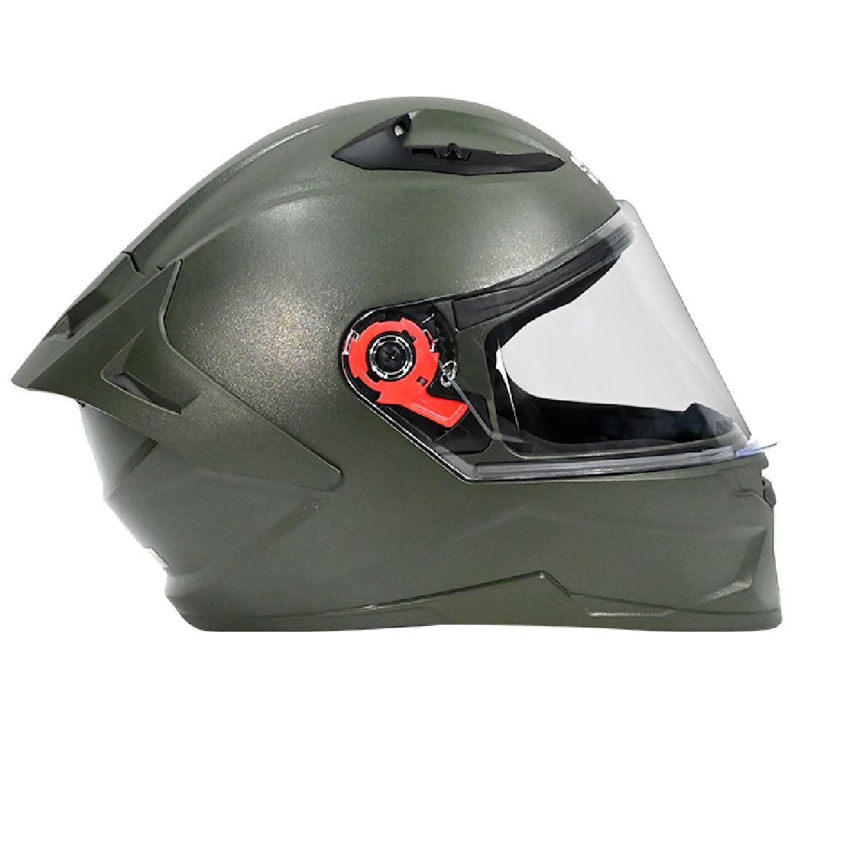 STUDDS RAIDER FULL FACE MILITARY GREEN HELMET