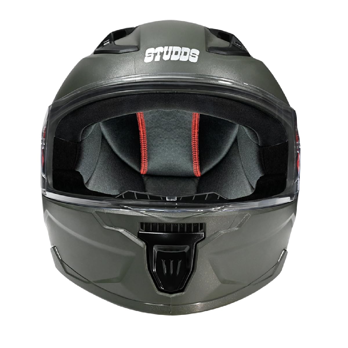 STUDDS RAIDER FULL FACE MILITARY GREEN HELMET