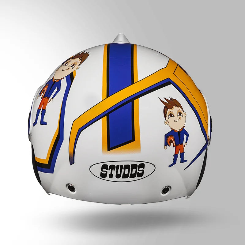 STUDDS KIDS HELMET BLACK & BLUE