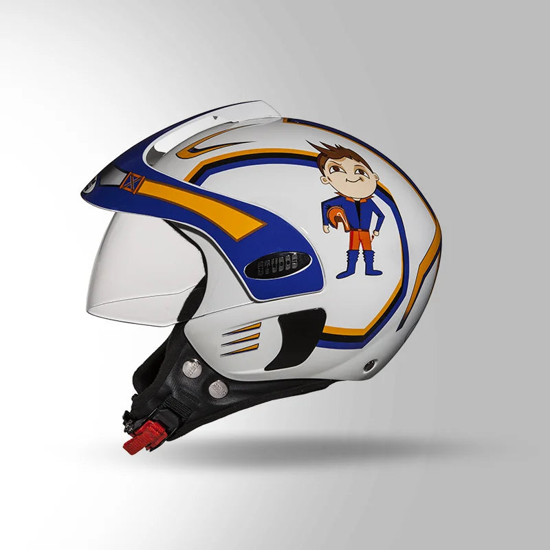 STUDDS KIDS HELMET BLACK & BLUE