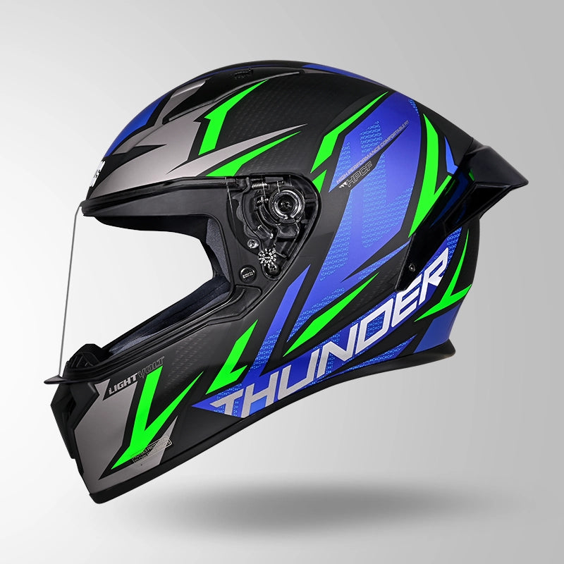 STUDDS THUNDER FULL FACE HELMET BLACK & BLUE