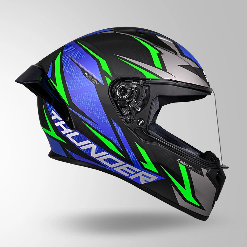 STUDDS THUNDER FULL FACE HELMET BLACK & BLUE