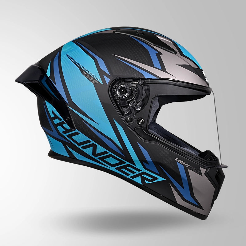 STUDDS THUNDER FULL FACE HELMET BLACK BLUE