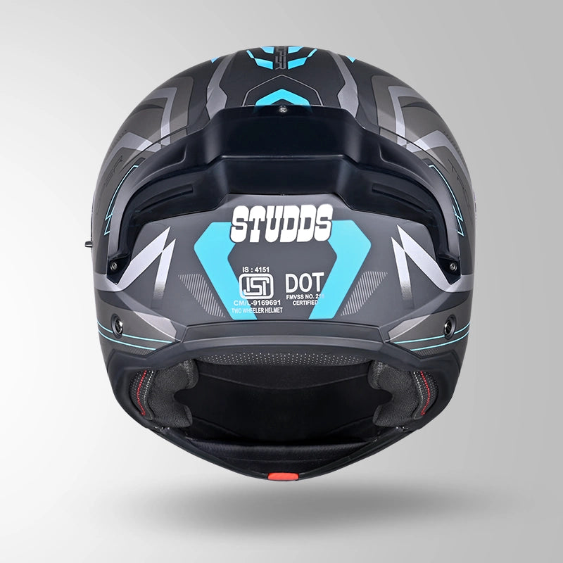 STUDDS TROPPER FLIP UP HELMET BLACK BLUE