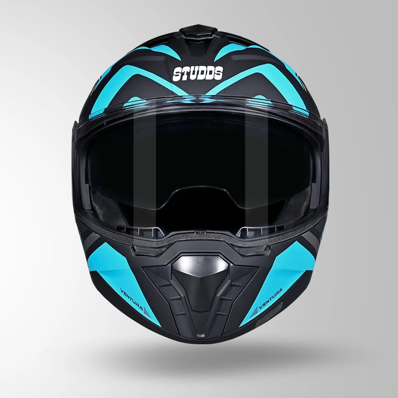 STUDDS TROPPER FLIP UP HELMET BLACK BLUE