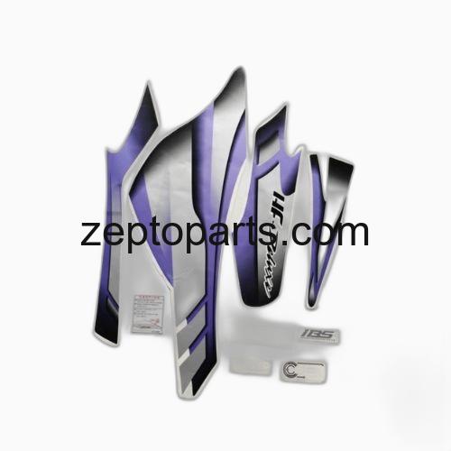 Stckr Set HFDLX BS6 Blk/Prpl -UNJ1760