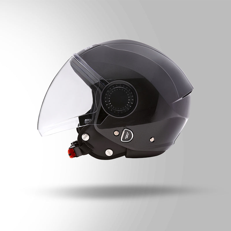 STUDDS URBAN HALF FACE HELMET BLACK