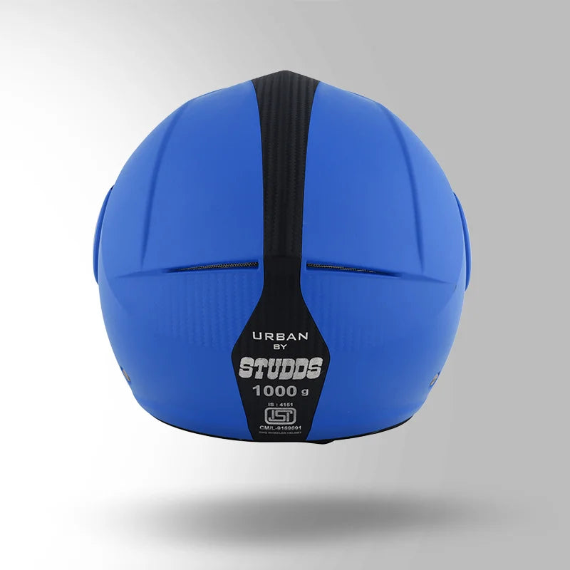 STUDDS URBAN HALF FACE HELMET BLUE