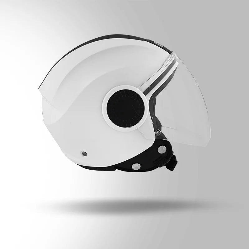 STUDDS URBAN HALF FACE HELMET WHITE