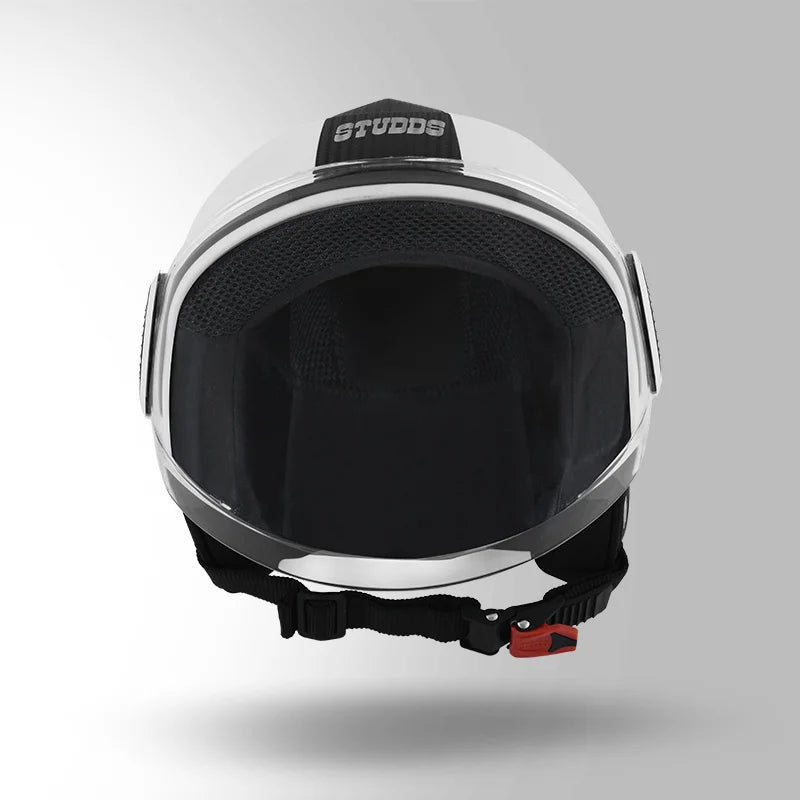 STUDDS URBAN HALF FACE HELMET WHITE