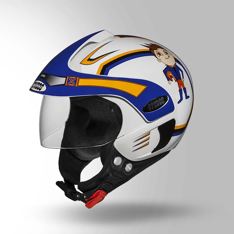 STUDDS KIDS HELMET BLACK & BLUE