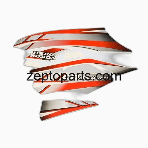 Stckr Set CD-Deluxe T4 [Slvr Tank-Red] -UNJ0571