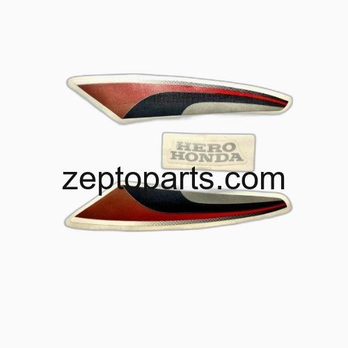 Stckr H.L.Firing Super Splendor N/M [Blk Tank-Red] -UNJ0868