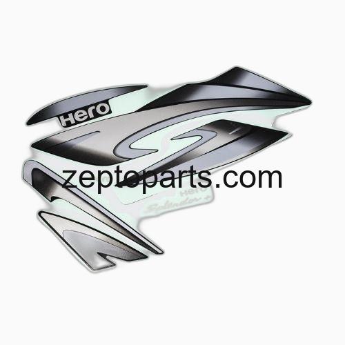 Stckr Set Hero Splendor Plus N/M [Blk Tank-Grey] -UNJ1145