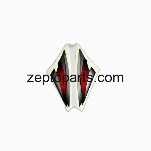 Stckr H.L.Firing Hero Splendor Pro [Blk Tank-Red] -UNJ1206