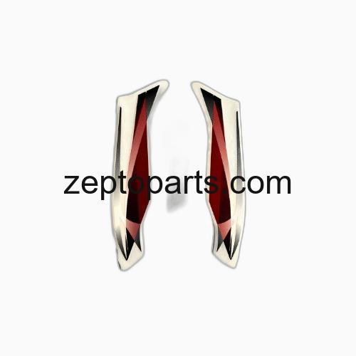 Stckr H.L.Firing Hero Super Splendor 4/M [Blk Tank-Red] -UNJ1214