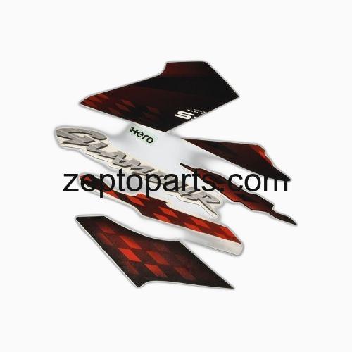 Stckr Set Hero Glamour T5 [Blk Tank-Red] -UNJ1247