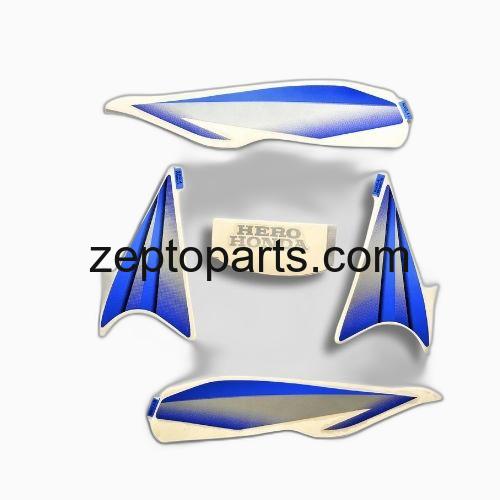 Stckr H.L.Firing Splendor NXG 4/M [Blue Tank] -UNJ1296
