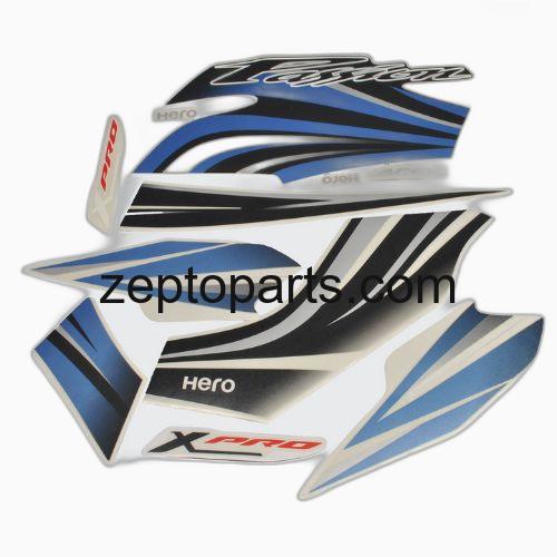 Stckr Set Hero XPRO [Blk Tank-Blue] -UNJ1357