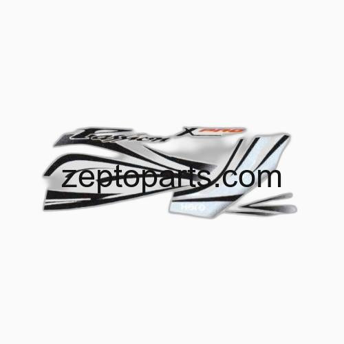 Stckr Set Hero XPRO [Slvr Tank-Blk] -UNJ1361