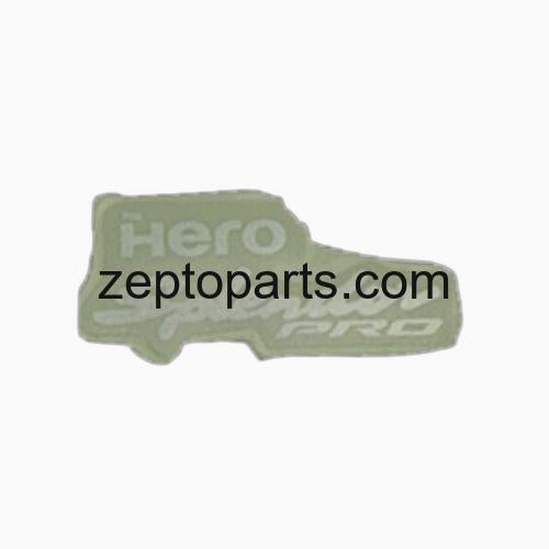 Stckr Letter Hero Splendor Pro Slvr -UNJ1368