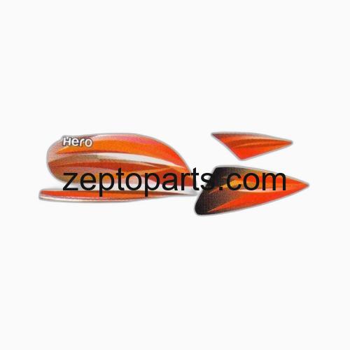 Stckr Set Hero Splendor Pro T2 [Red Tank] -UNJ1508