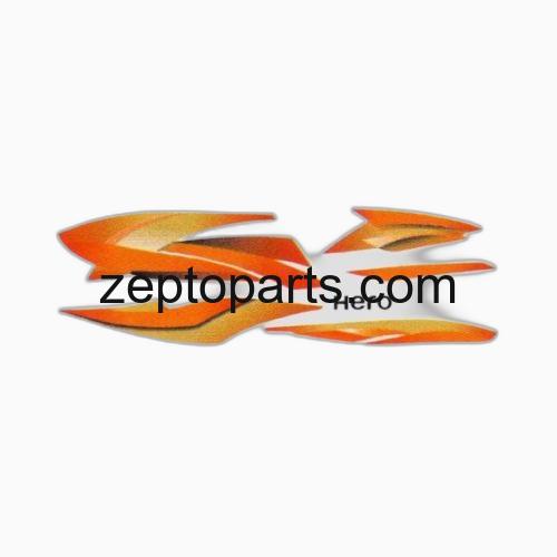 Stckr Set Hero Splendor Pro T3 [Red Tank] -UNJ1516