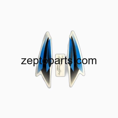 Stckr H.L.Firing Hero Splendor Pro T3 [Slvr Tank-Blue] -UNJ1580