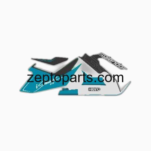 Stckr Set Hero Splendor I-Smart110 [Blk-Blue] -UNJ1638