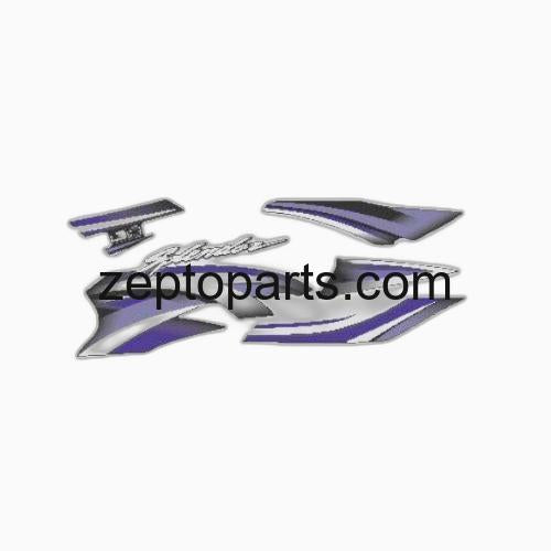 Stckr Set Hero Super Splendor T6 [Blk-Blue] -UNJ1640