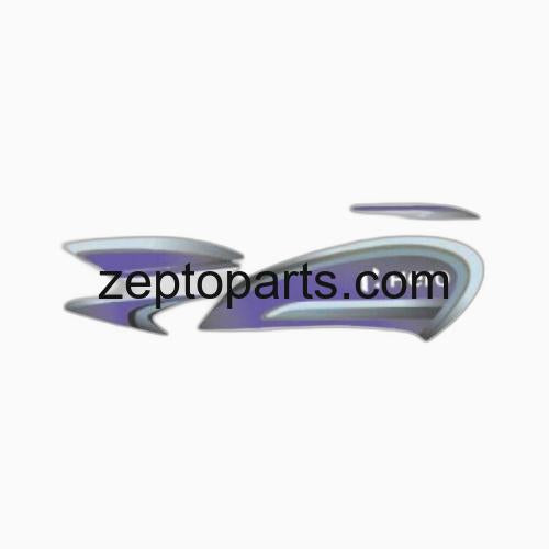 Stckr Set Hero Splendor Plus [BS6] [2020] [Blk-Prpl] -UNJ1677