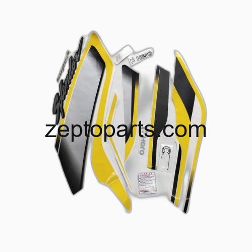 Stckr Set Super Splendor BS6 2020 Grey Tank -UNJ1746