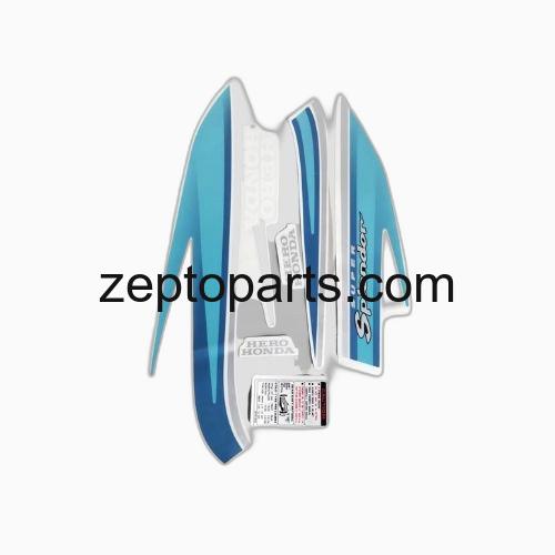 Stckr Set Super Splendor O/M Blk/Blue -UNJ1785