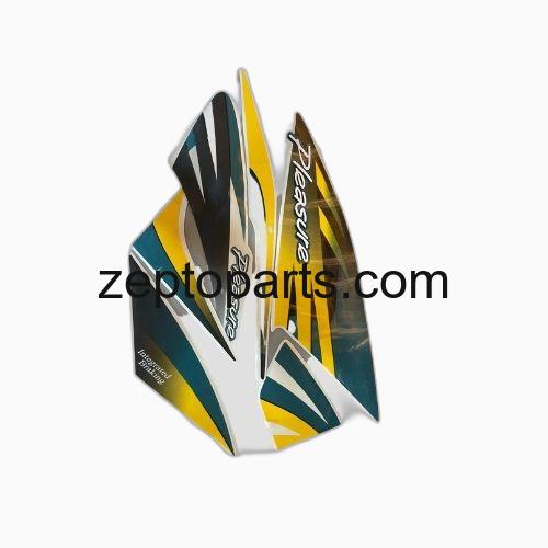 Stckr Set Pleasure T7 Dual Colour Yel Shield -UNJ1797