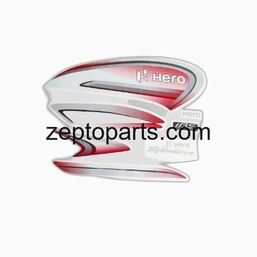 Stckr Set Splendor Plus BS6 [Red Tank] Millenium Edtn -UNJ1955