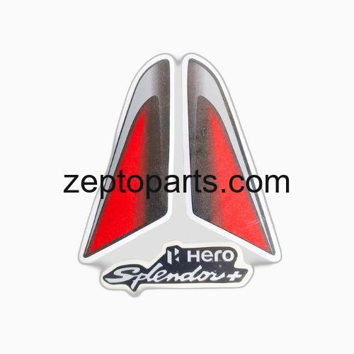Stckr H.L.Firing Splendor Plus BS6 E20 Blk/Red -UNJ1968