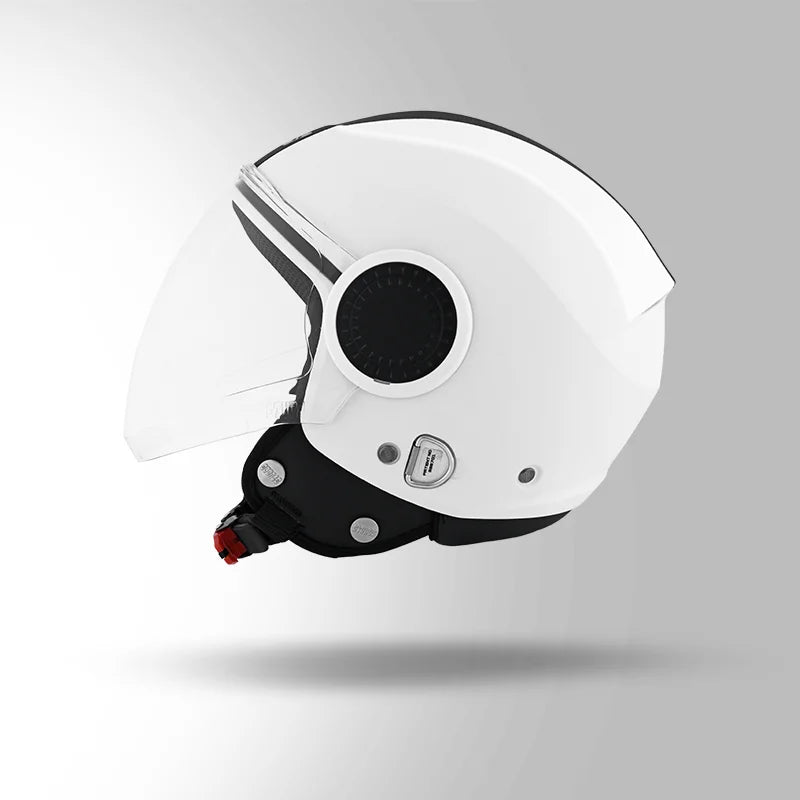 STUDDS URBAN HALF FACE HELMET WHITE