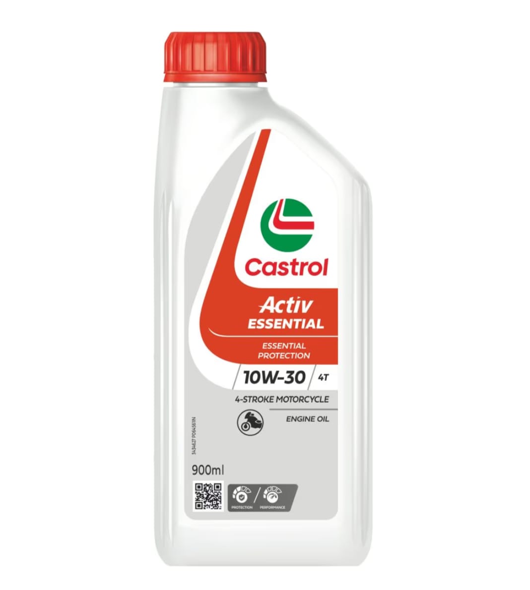 Castrol ACTIV Essential 10W-30 4STROKE Engine Oil for Bikes (900ml)